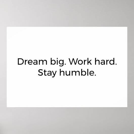 Ondernemer Wall Decor – Succes Quote Print (Voorkant)