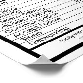 Ondernemers en zakelijke liefhebbers cool poster (Hoek)