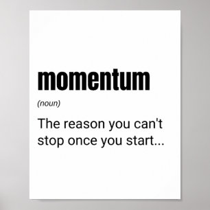 Ondernemers & Leiders Momentum Definitie Poster