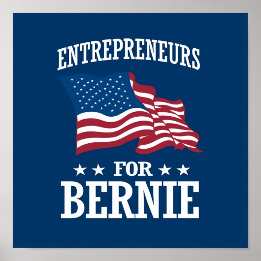 ONDERNEMERS VAN BERNIE SANDERS POSTER (Voorkant)