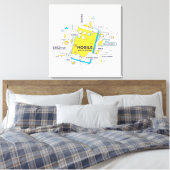 Ondernemersgeloof Canvas Afdruk (Insitu (Slaapkamer))