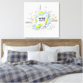 Ondernemersgeloof Canvas Afdruk (Insitu (Slaapkamer))