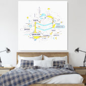 Ondernemersgeloof Canvas Afdruk (Insitu (Slaapkamer))