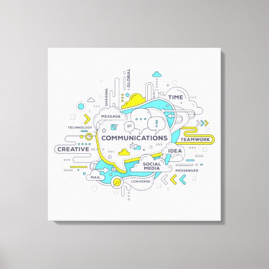 Ondernemersgeloof Canvas Afdruk (Voorkant)