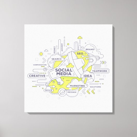 Ondernemersgeloof Canvas Afdruk (Voorkant)