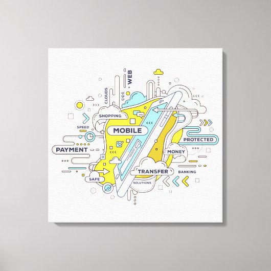 Ondernemersgeloof Canvas Afdruk (Voorkant)