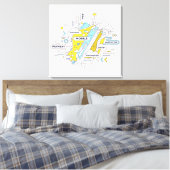 Ondernemersgeloof Canvas Afdruk (Insitu (Slaapkamer))