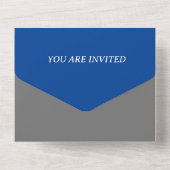 ONDERNEMING ANIVERSARY EVENT INVITATION Customable All In One Uitnodiging (Achterkant)