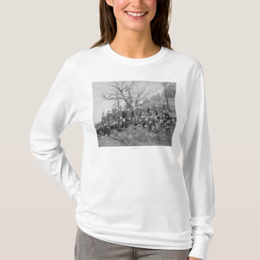 Onderneming C, 3e Amerikaanse infanterie in Fort M T-shirt (Voorkant)