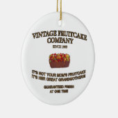 onderneming Fruitcake Keramisch Ornament (Rechts)