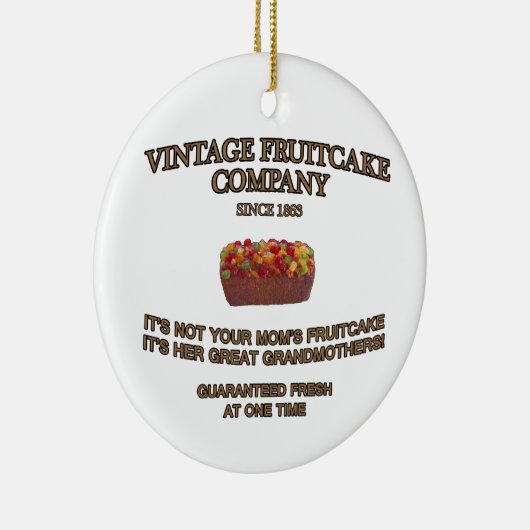  onderneming Fruitcake Keramisch Ornament (Rechts)