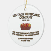  onderneming Fruitcake Keramisch Ornament (Links)
