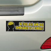 ONDERNEMING IS EEN KEUZE BUMPERSTICKER (Op auto)