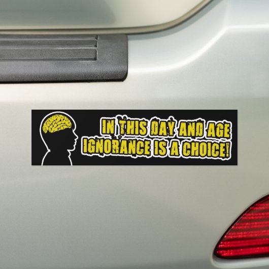 ONDERNEMING IS EEN KEUZE BUMPERSTICKER (Op auto)