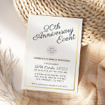 ONDERNEMING JUBILEUM PARTIJ modern zakelijk goud Folie Uitnodiging<br><div class="desc">door kat massard / WWW.SIMPLYSWEETPAPERIE.COM Met echte,  glanzende gouden folie accenten. Houd van het ontwerp,  maar wil graag enkele wijzigingen zien - een ander kleurenschema,  product,  een foto toevoegen of aangepast voor een andere gelegenheid - geen zorgen neem gewoon contact met me op,  kat@simplysweetPAPERIE.com Ik help je graag!</div>