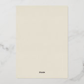 ONDERNEMING moderne gebeurtenis eenvoudig ivoorgou Folie Uitnodiging (Achterkant)