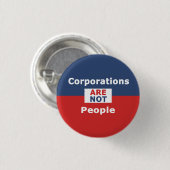 Ondernemingen zijn geen mensen - Button (Voorkant /achterkant)