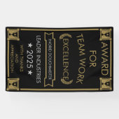 Ondernemingspersoneel Award Spandoek (Horizontaal)