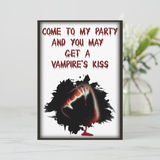 ONDERPARTIJINVITATIE KAART (Staand voorkant)