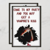 ONDERPARTIJINVITATIE KAART (Voorkant / Achterkant)