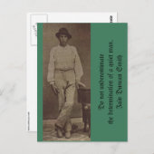 Onderschat de bepaling niet briefkaart (Voorkant / Achterkant)