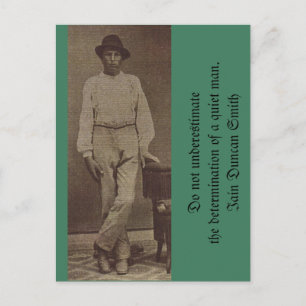 Onderschat de bepaling niet briefkaart