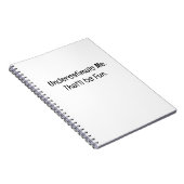 Onderschat me. Dat wordt leuk Notitieboek (Rechterzijde)