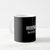 Onderschat Me Dat Zal Leuk Zijn Koffiemok (Voorkant links)