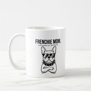 Onderschat Me Frans Moeder Dappere Hond Moeder Cad Koffiemok