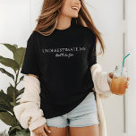Onderschat me Modern Funny Self Love Tri-Blend Shirt<br><div class="desc">Het T-shirt van Underestimate Me Modern Funny Self Love Women is voorzien van de leuke tekst "Underestimate Me That'll Be Fun" in een modern wit handgeschreven script. Creëer door Evco Studio www.zazzle.com/store/evcostudio</div>