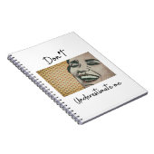 "Onderschat me niet," Ontwerp Notitieboek (Rechterzijde)