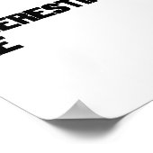 Onderschat Me Niet Poster (Hoek)
