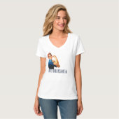 Onderschat me nooit - Girl Power T-shirt (Voorkant volledig)