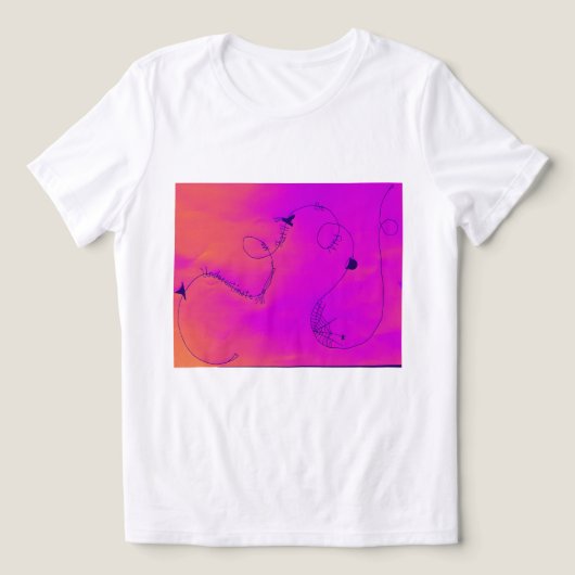 ONDERSCHAT ME Tri-Blend SHIRT (Design voorkant)