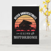 Onderschat nooit de eigenaar van een Motorhome Kaart (Gele Bloem)