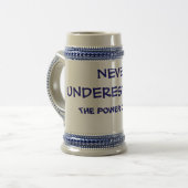 Onderschat nooit de kracht van bierviltjes bierpul (Voorkant links)