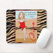 "Onderschat nooit de kracht van de dress!" Muismat (Met muis)
