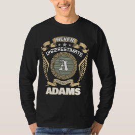 ONDERSCHAT NOOIT DE KRACHT VAN EEN ADAMS T-SHIRT