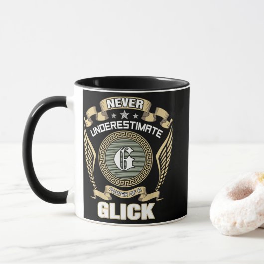 ONDERSCHAT_NOOIT_DE_KRACHT_VAN_EEN_GLICK MOK (Met donut)