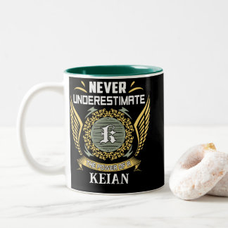 Onderschat Nooit De Kracht Van Een Keian Tweekleurige Koffiemok