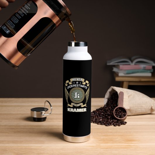 ONDERSCHAT NOOIT DE KRACHT VAN EEN KRAMER WATERFLES (Koffie (Gedraaid) )