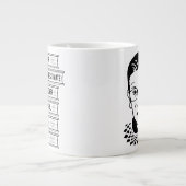 Onderschat nooit de kracht van een meisje grote koffiekop (Voorkant)