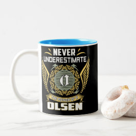 Onderschat Nooit De Kracht Van Een Olsen Tweekleurige Koffiemok