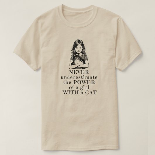 Onderschat nooit de kracht van een Shirt (Design voorkant)