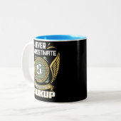 Onderschat Nooit De Kracht Van Een Soukup Tweekleurige Koffiemok (Voorkant links)