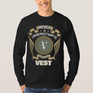 ONDERSCHAT NOOIT DE KRACHT VAN EEN VEST T-SHIRT