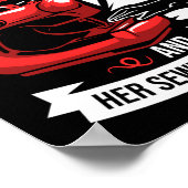 Onderschat nooit de kracht van een vrouw en haar poster (Hoek)