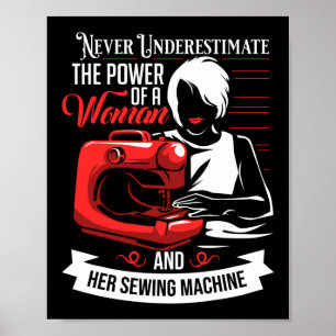 Onderschat nooit de kracht van een vrouw en haar poster