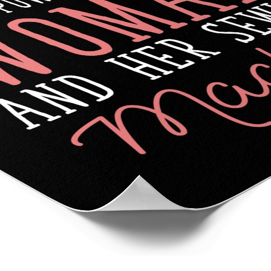 Onderschat nooit de kracht van een vrouw en haar poster (Hoek)