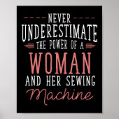 Onderschat nooit de kracht van een vrouw en haar poster (Voorkant)